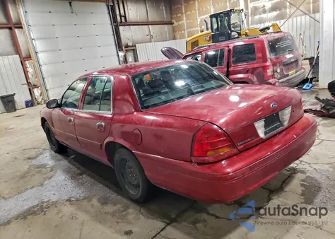 2001 Ford Crown Victoria Lx from USA, damaged, VIN 2FAFP74W71X167560